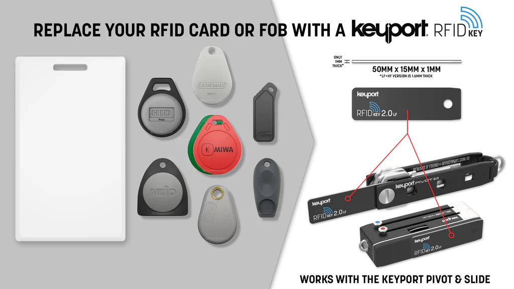 Keyport is excited to introduce the Pivot compatible Keyport RFID Key in partnership with CloneMyKey.