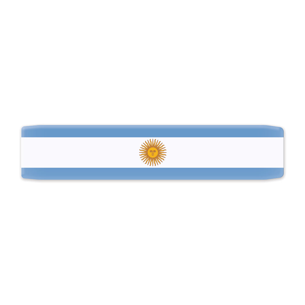 Keyport Faceplate featuring the Argentina flag design with sun emblem