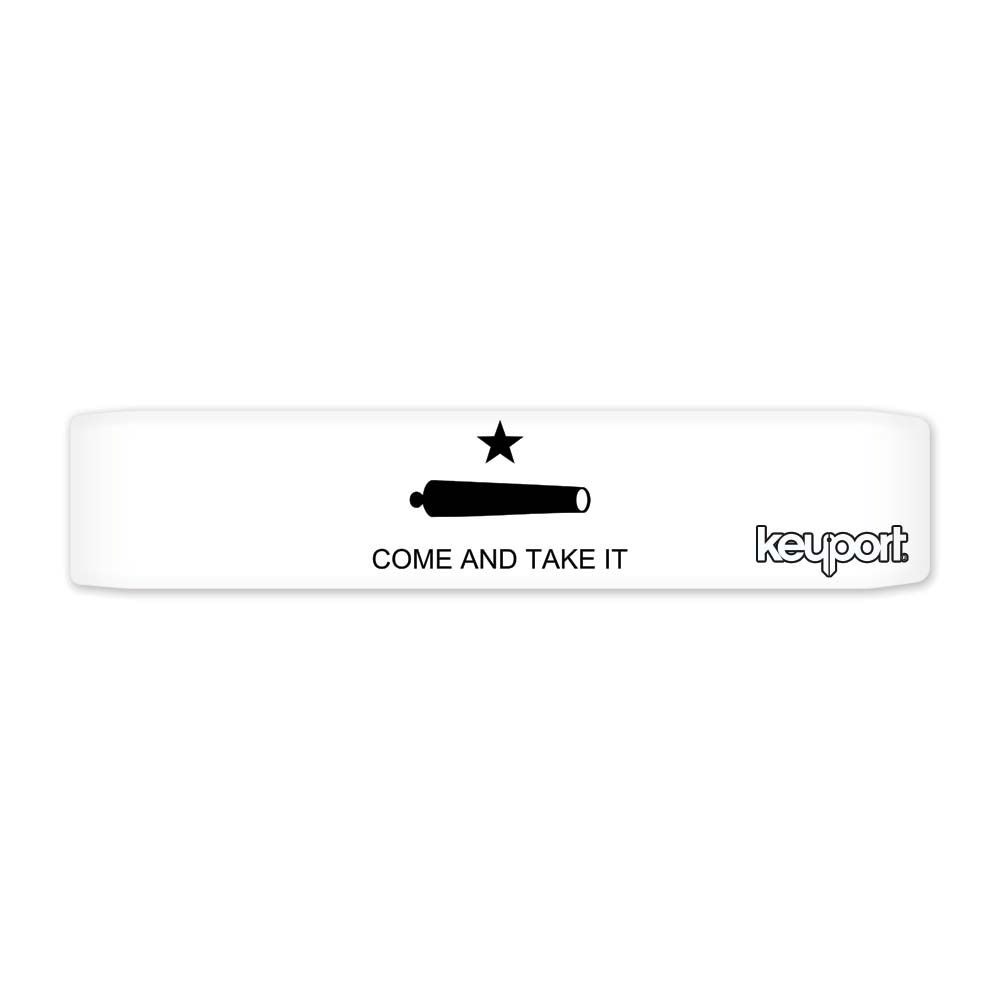 Keyport Faceplate with Come and Take It design, featuring a cannon and a single star