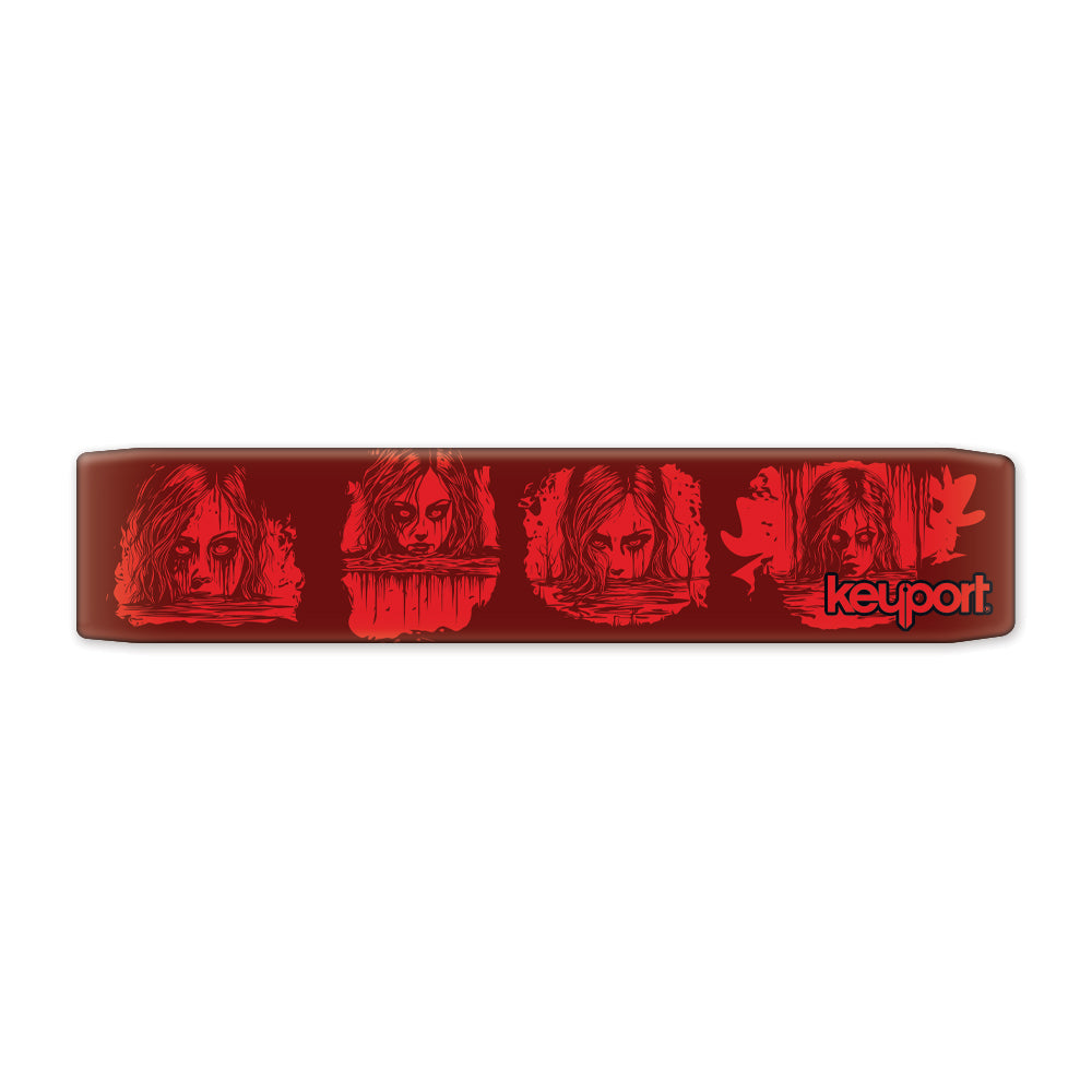 Keyport Faceplate with Redrum text and a siren design for Halloween