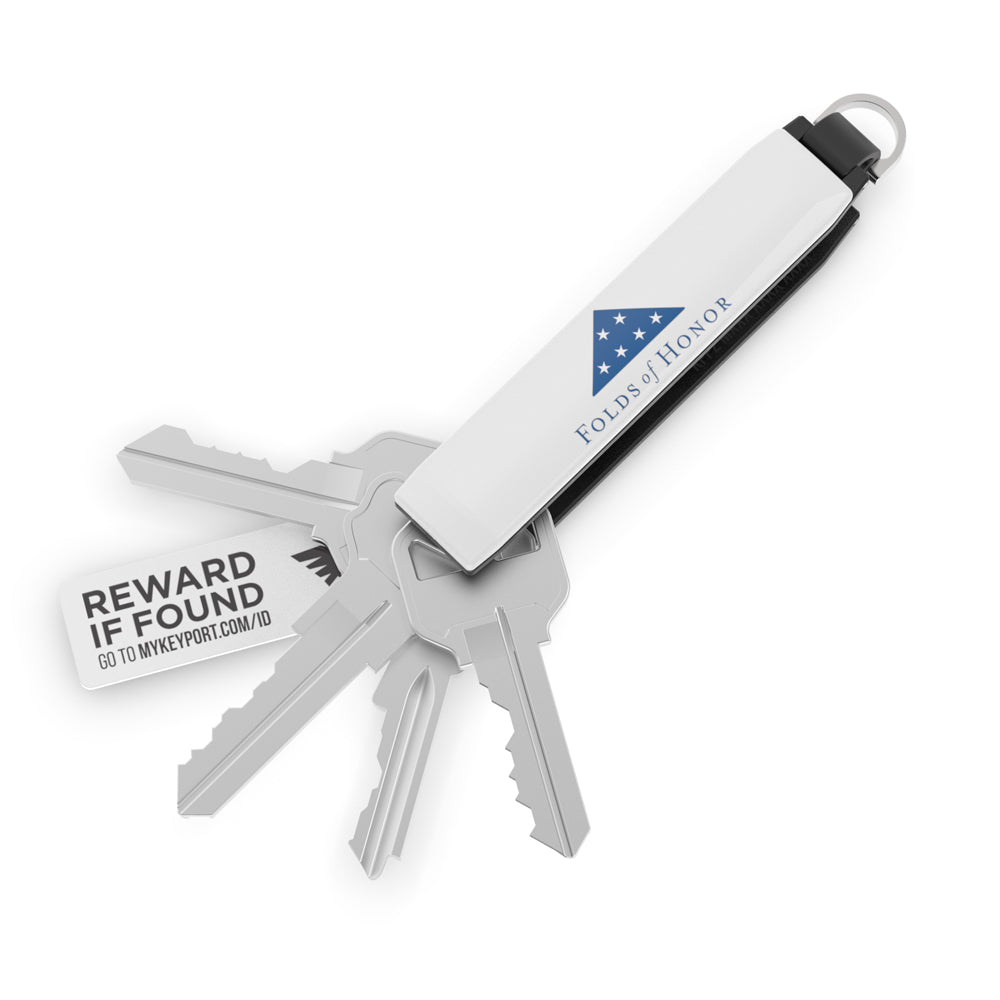 Folds of Honor x Keyport Pivot 2.0 modular key organizer with KeyportID lost & found service