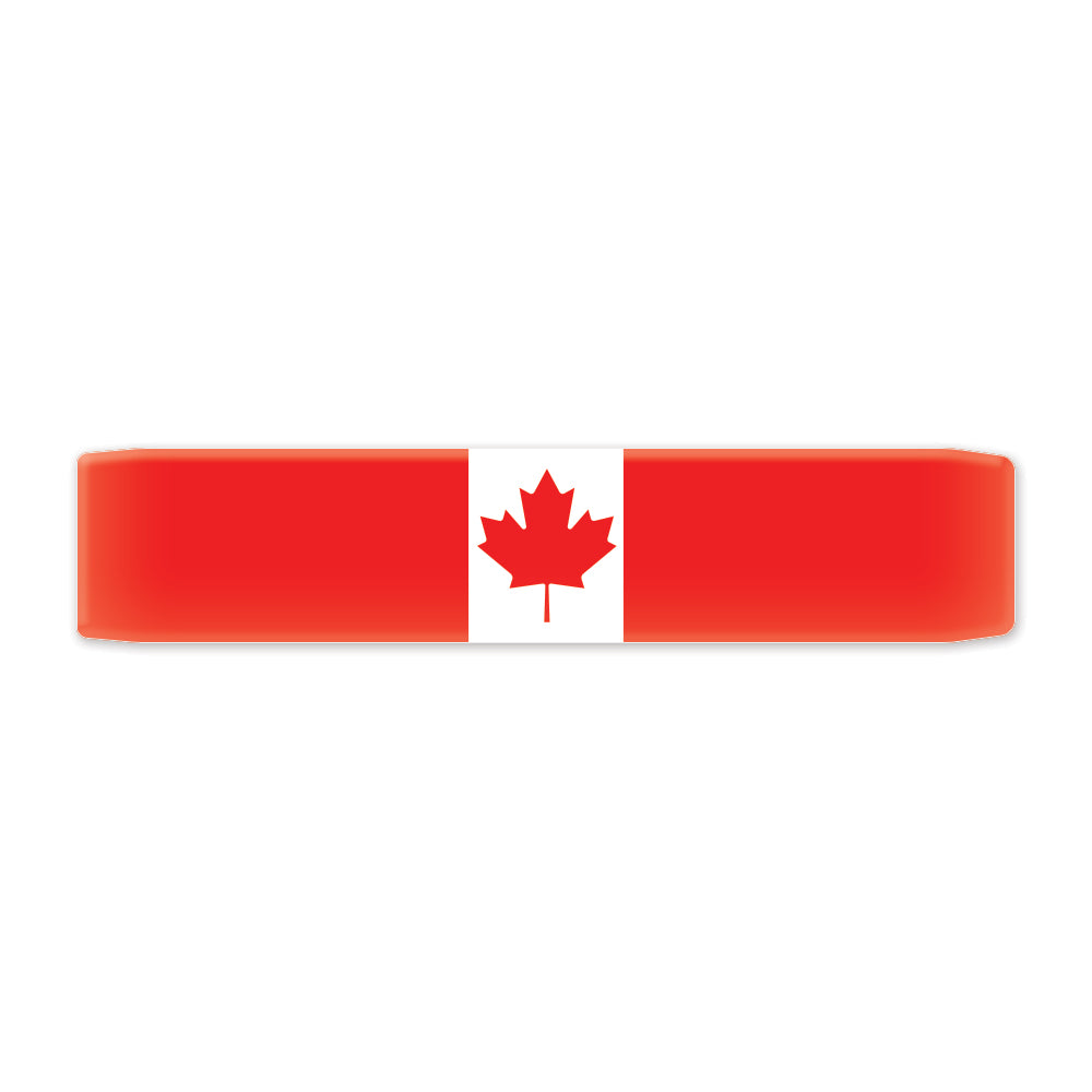 Keyport Faceplate with the Canada flag design featuring a red maple leaf