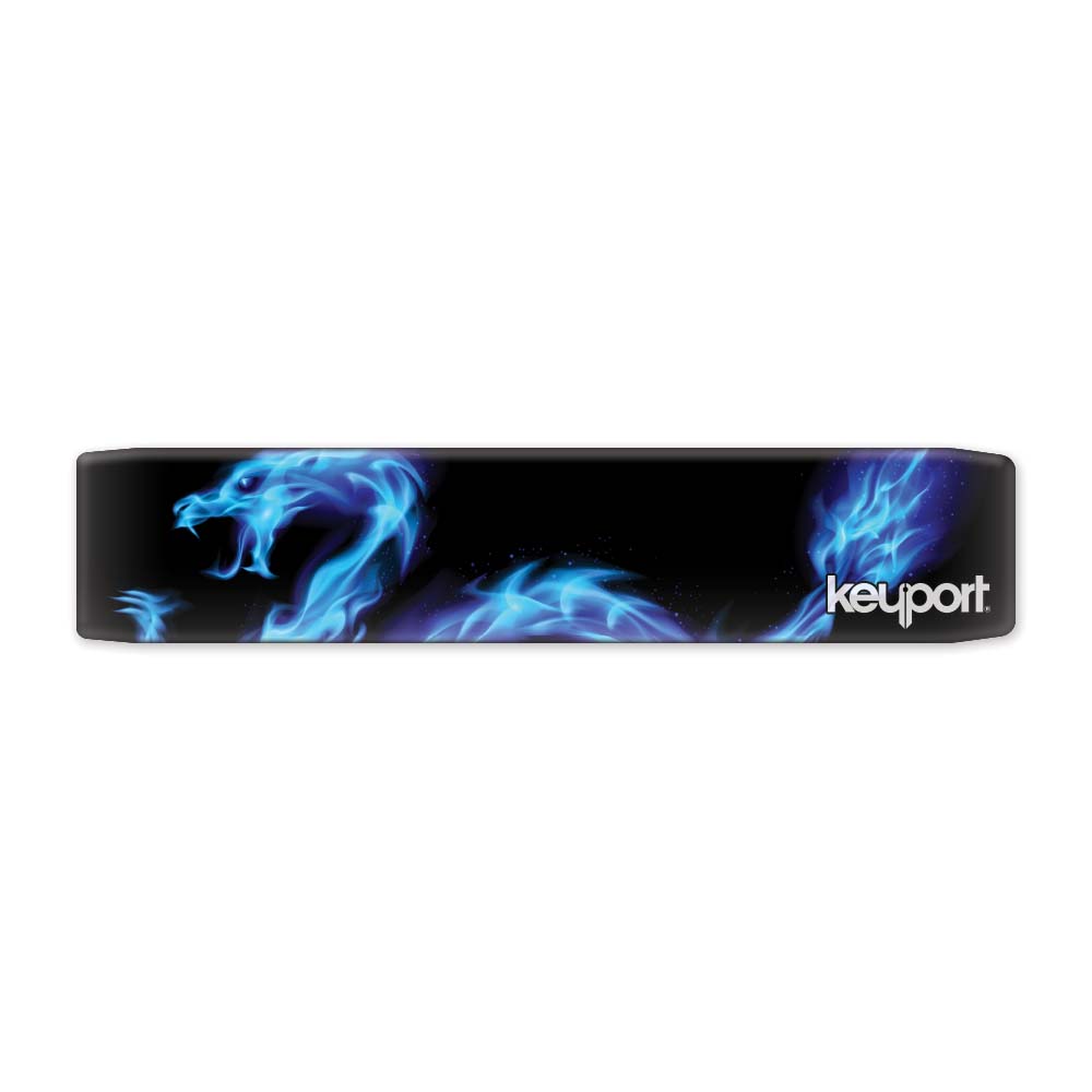 Keyport faceplate featuring an ice dragon design