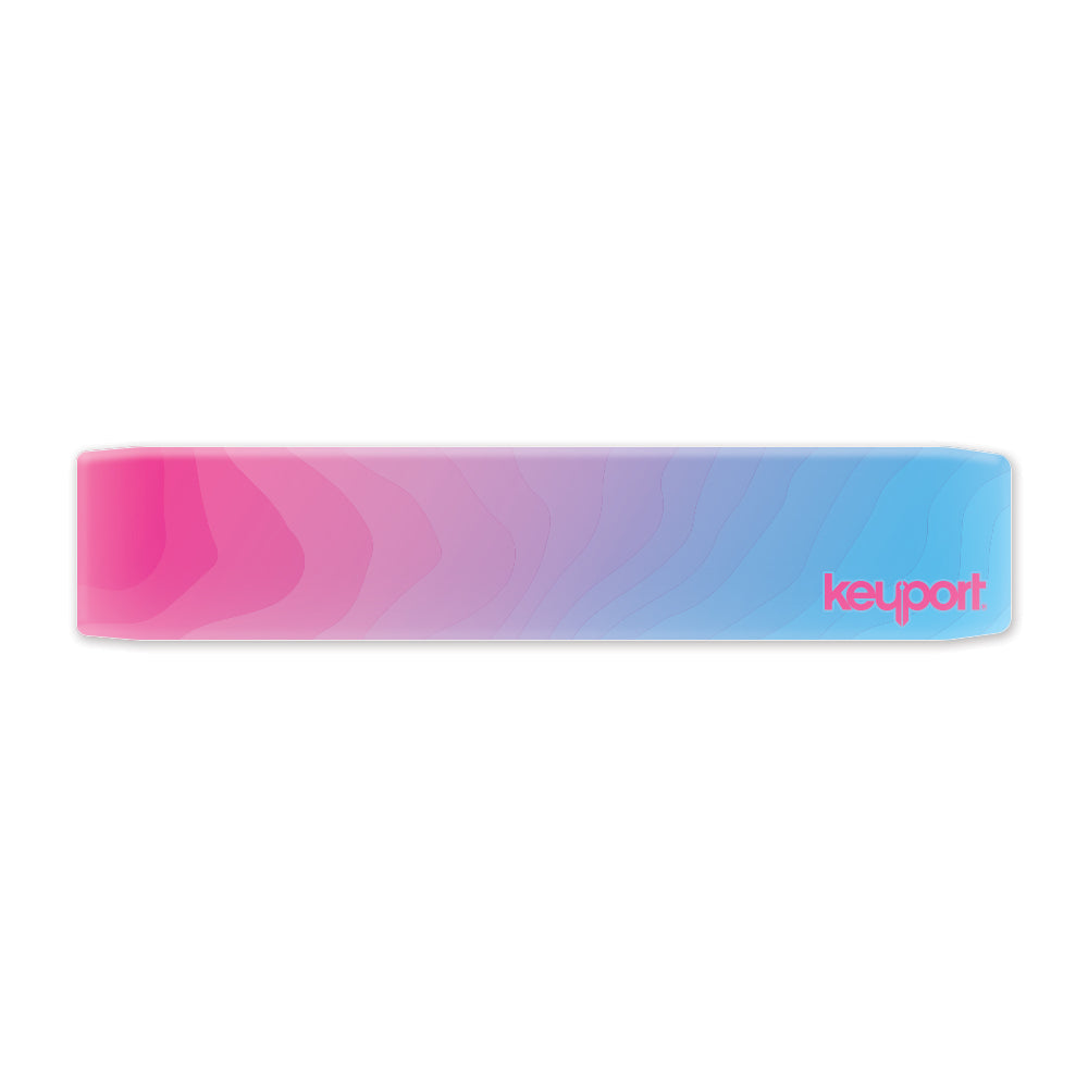 Keyport Faceplate with a sunset abstract topo design