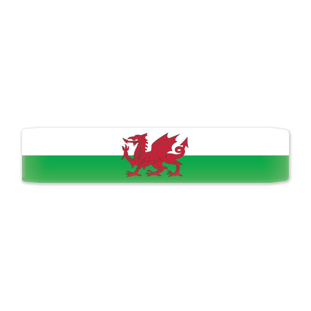 Keyport Faceplate with the Wales flag design, featuring a red dragon on a green and white background